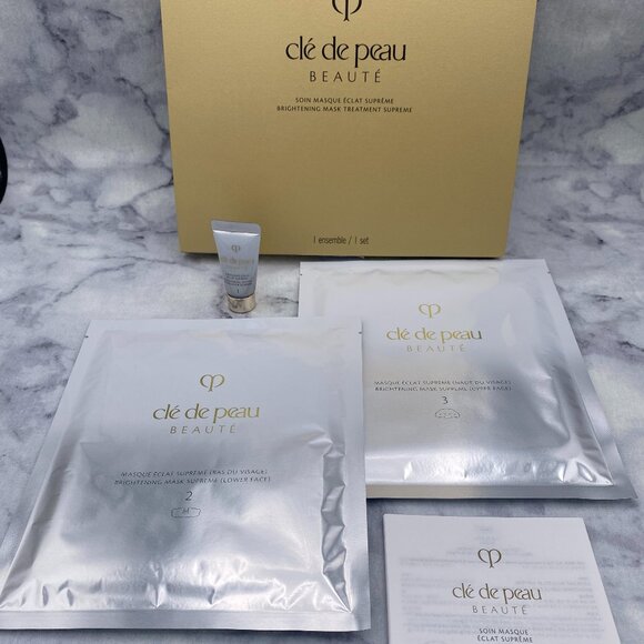 Cle de Peau Beaute Skincare Gift Set BOXED-Exfoliator,2xBrightening Masks-NEW3pc - Picture 4 of 12